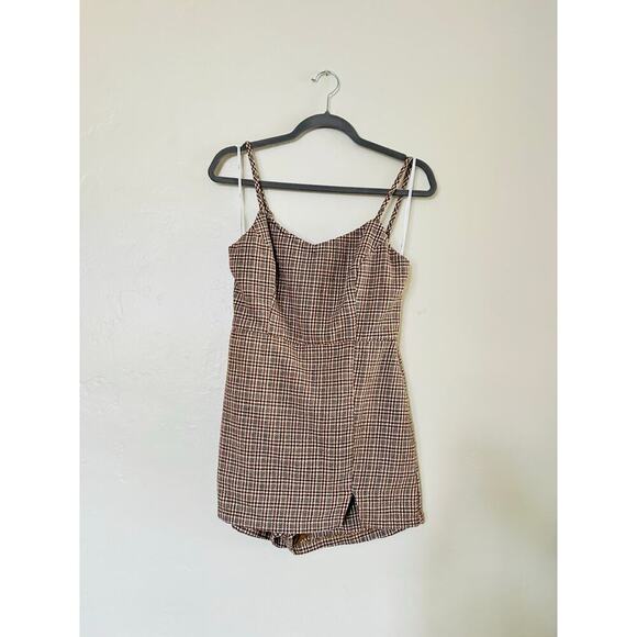 Lulus Plaid Romper - Picture 5 of 7